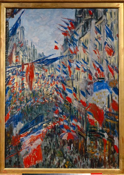 La Rue Saint-Denis (Saint Denis) في باريس ، وليمة 30 يونيو 1878. لوحة لكلود مونيه (1840-1926) بواسطة كلود مونيه