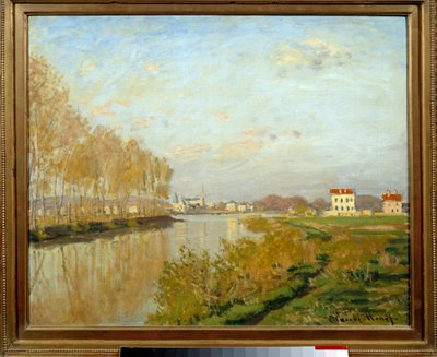 نهر السين في Argenteuil. لوحة لكلود مونيه (1840-1926) بواسطة كلود مونيه