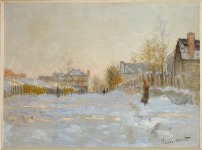 الثلج في أرجينتويل بواسطة Claude Monet