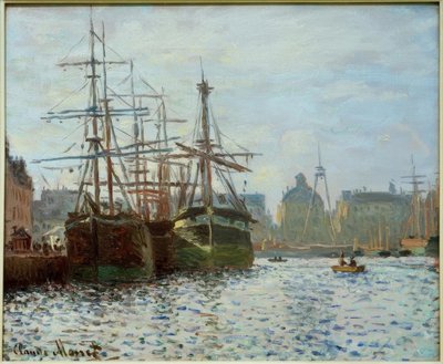 Le Bassin du Commerce، Le Havre بواسطة كلود مونيه