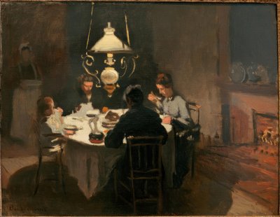 Le Dîner (العشاء) بواسطة كلود مونيه