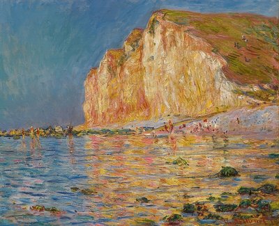 Les Petites-Dalles bei Ebbe. 1884 بواسطة Claude Monet