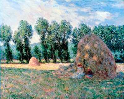 "أكوام القش" لوحة لكلود مونيه (1840-1926) 1885 قاتمة 65.2x81.5 سم متحف أوهارا للفنون ، كوراشيكي بواسطة كلود مونيه