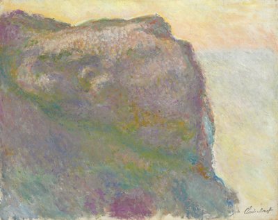 على الجرف ، Petit D "Ailly ؛ Sur la falaise ، au Petit Ailly ، 1896 بواسطة كلود مونيه