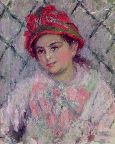 صورة بلانش هوشيده (1864-1947) كفتاة صغيرة ، 1880 بواسطة كلود مونيه