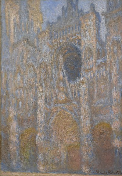 كاتدرائية روان ، الواجهة ، c.1892-94 بواسطة كلود مونيه