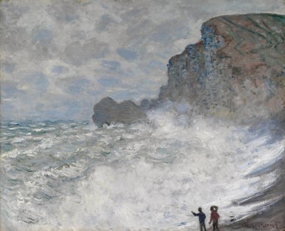 الطقس القاسي في Étretat ، 1883 بواسطة كلود مونيه