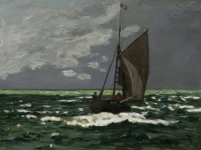 المناظر البحرية والعاصفة. 1866 بواسطة كلود مونيه