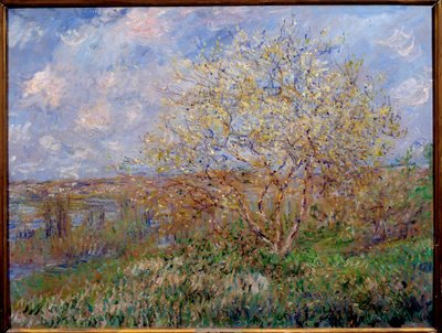 لوحة الربيع لكلود مونيه (1840-1926) 1882 قاتمة 0.60 × 0.79 م ليون ، متحف الفنون الجميلة بواسطة Claude Monet