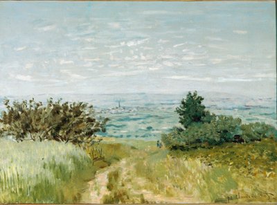 منظر من السهل إلى Argenteuil ، منحدرات Sannois - 1872. زيت على قماش بواسطة كلود مونيه
