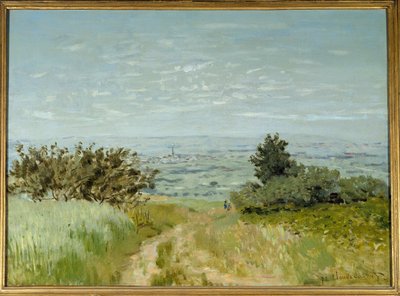 منظر من السهل إلى Argenteuil ، منحدرات Sannois في عام 1872. لوحة لكلود مونيه (1840-1926) بواسطة كلود مونيه