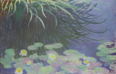 زنابق الماء مع انعكاسات العشب طويل القامة ، 1914-1917 بواسطة كلود مونيه