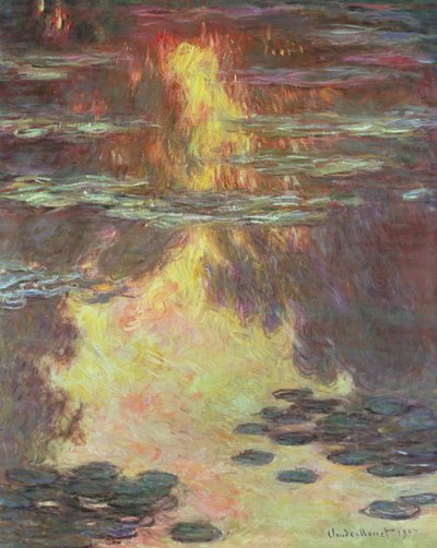 Waterlilies ، 1907 بواسطة كلود مونيه