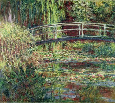 بركة ووترلي ، الوئام الوردي بركة زنبق الماء ، وئام وردي بواسطة Claude Monet