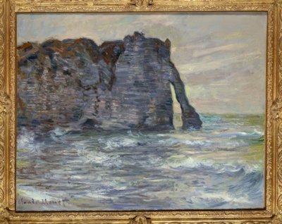 Étretat و Cliff و Porte d&39;Aval بواسطة كلود مونيه