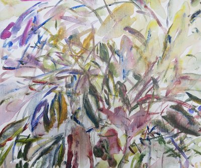 الأوراق الأولى ، 2011 (أكريليك على قماش) بواسطة كلوديا هاتشينس بوتشافي