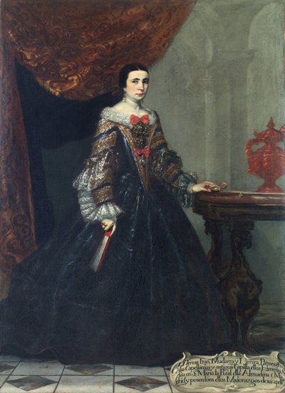 صورة تيريزا فرانسيسكا مودارا إي هيريرا ، ج. 1620 بواسطة كلاوديو كويلو