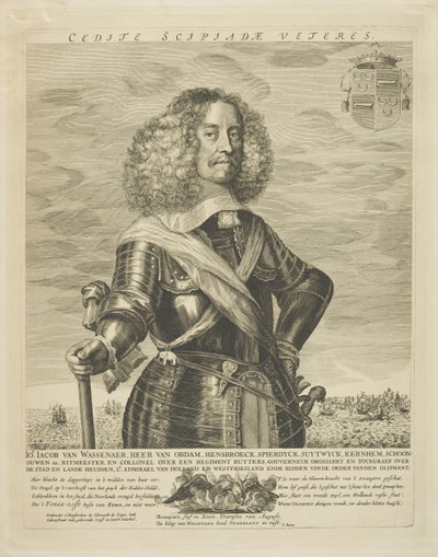 Jacob van Wassanaer ، أواخر القرن السابع عشر (نقش) بواسطة كليمنت دي جونغهي