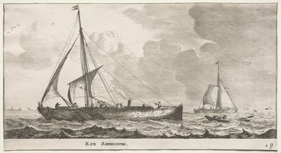 سفن ومناظر مختلفة لأمستردام (Verscheÿde Ships and Gesichten van Amstelredam) ، الجزء الثاني: تاجر بواسطة رينير نومز ، ودعا زيمان