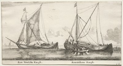 سفن ومناظر مختلفة لأمستردام (Verscheÿde Ships and Gesichten van Amstelredam) ، الجزء الثاني: فريزيان بيلاندر. جيلديرلاند بيلاندر بواسطة رينير نومز ، ودعا زيمان