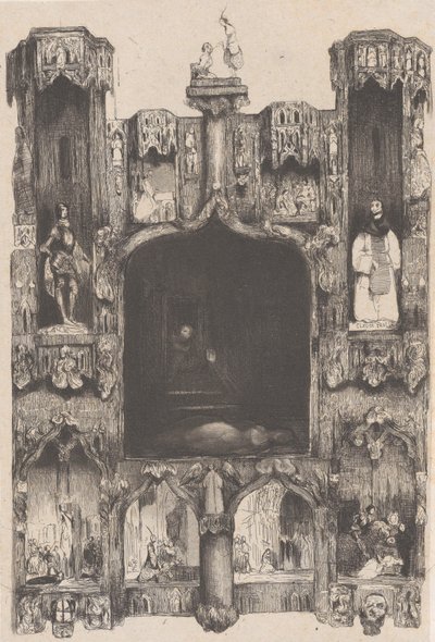 نوتردام دي باريس 1832. بواسطة سيليستين نانتويل