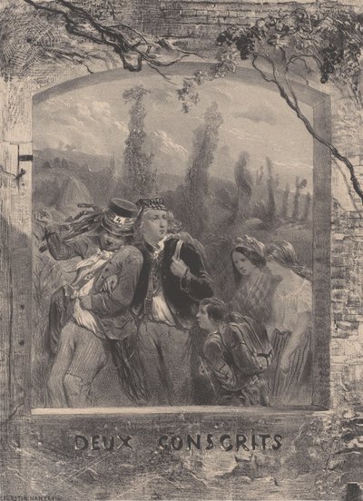 اثنان من المجندين ، كاليفورنيا. 1830-70. بواسطة سيليستين نانتويل