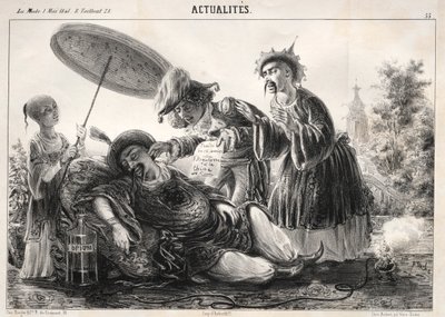 الأخبار: - قل ذلك! أقول ذلك! سيليست امبيرور 1841. بواسطة كليمنت بروش