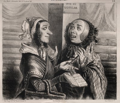 أخبار: آه! مامي شوبان! ... ، 1841. بواسطة كليمنت بروش
