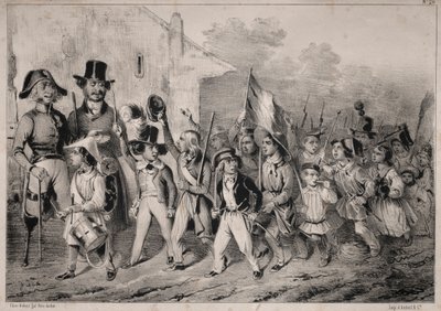 أخبار: جيد! الخردل يريدها أيضًا! عندما نتحدث عن الحرب! ... ، 1840. بواسطة كليمنت بروش