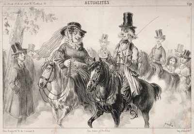 الأخبار: قل مدام ميروتون ، يبدو أننا نحن الذين حددنا اللهجة ... ، 1841. بواسطة كليمنت بروش