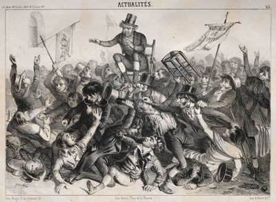 الأخبار: انتخابات إنجلترا ، 1841. بواسطة كليمنت بروش