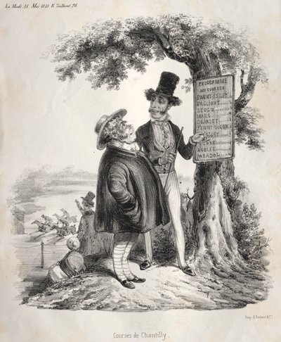 دورات شانتيلي ، 1841. بواسطة كليمنت بروش