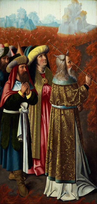 موسى فراق مياه البحر الأحمر ، منسوب إلى كولين دي كوتر (1480-حوالي 1525) بواسطة كولين دي كوتر