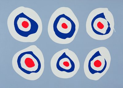 مسدس ، 1998 (أكريليك على قماش) بواسطة كولين بوث