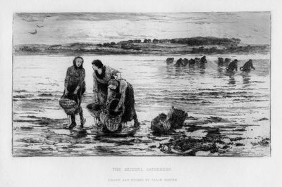مجمعو بلح البحر ، c1890. بواسطة كولين هنتر
