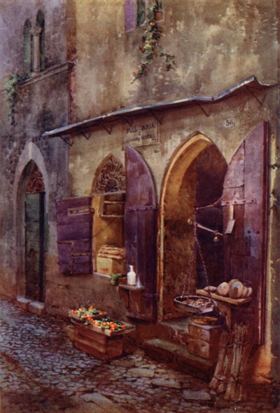 متجر العصور الوسطى في Via Mattonata ، Terracina بواسطة الثناء Formilli