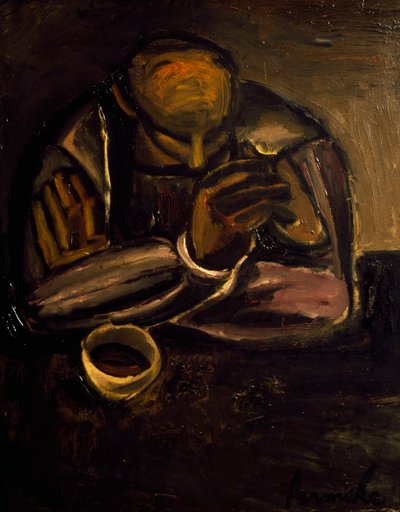 رجل مع الكأس بواسطة ثابت بيرميك