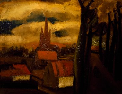 السقوف الحمراء بواسطة Constant Permeke