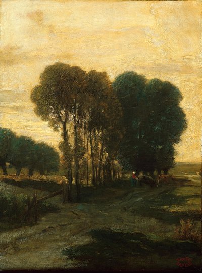 مجموعة من الأشجار ، ج. 1860. بواسطة ترويون المستمر
