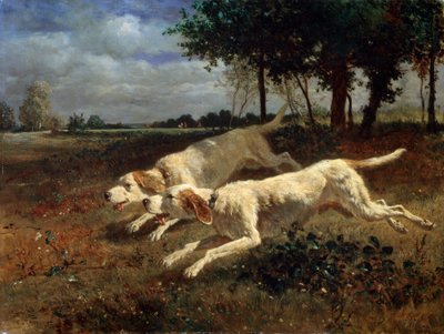 تشغيل الكلاب ، 1853. بواسطة ترويون المستمر