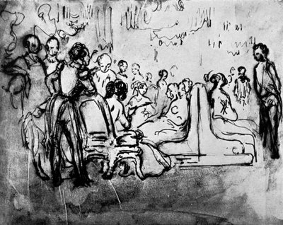 صالون ، القرن التاسع عشر ، 1930. بواسطة قسطنطين الرجال