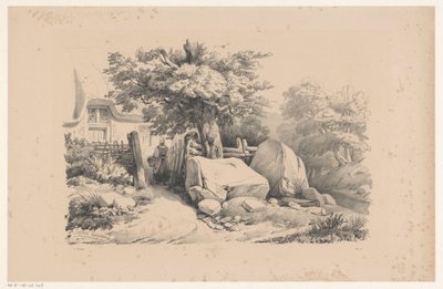 منظر طبيعي مع بوابة دخول إلى Het Landschap (عنوان السلسلة) بواسطة هيلمار يوهانس باكر