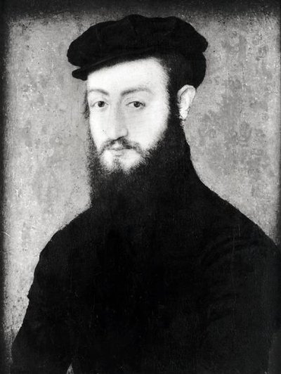 صورة رجل بواسطة كورنيل دي ليون أتار. إلى قناة Corneille de Lyon attr. ل