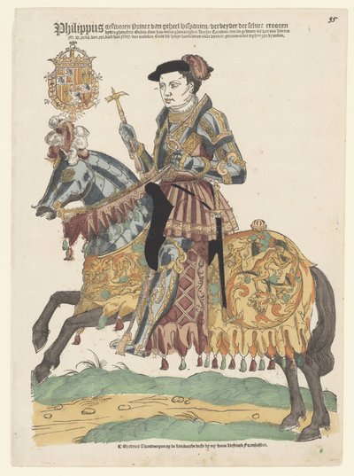 صورة لفيليب الثاني على ظهور الخيل بواسطة هانز ليفرينك (أنا)