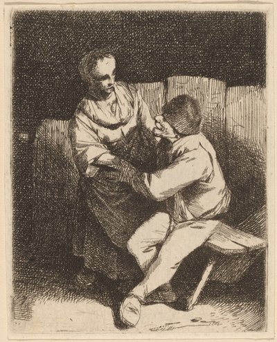 المداعبة المرفوضة بواسطة Cornelis Pietersz Bega