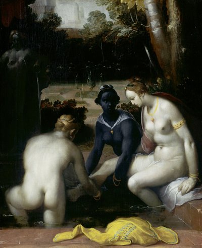 بثشبع في مرحاضها ، 1594 بواسطة Cornelis Cornelisz van Haarlem