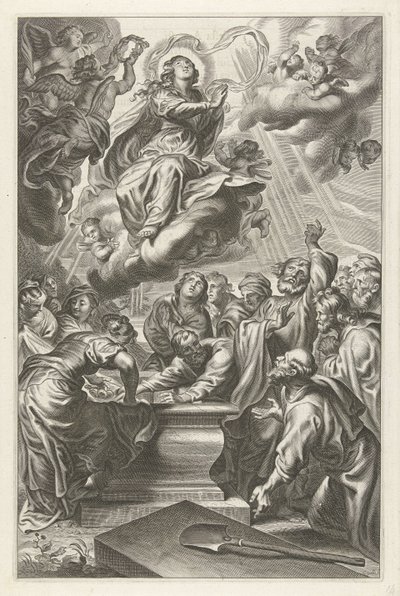 صعود مريم بواسطة Cornelis Galle (II)