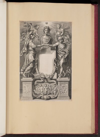 صفحة العنوان لـ Frederik de Marselaer ، Legatvs بواسطة Cornelis Galle II after Sir Peter Paul Rubens