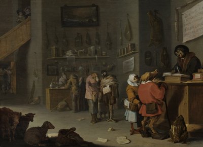 "من يقاضي بقرة" ، 1629 بواسطة كورنيليس هيرمانز. سافتليفن