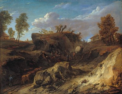 الطريق المجوف ، ج. 1700. بواسطة كورنيليس هويسمانز
